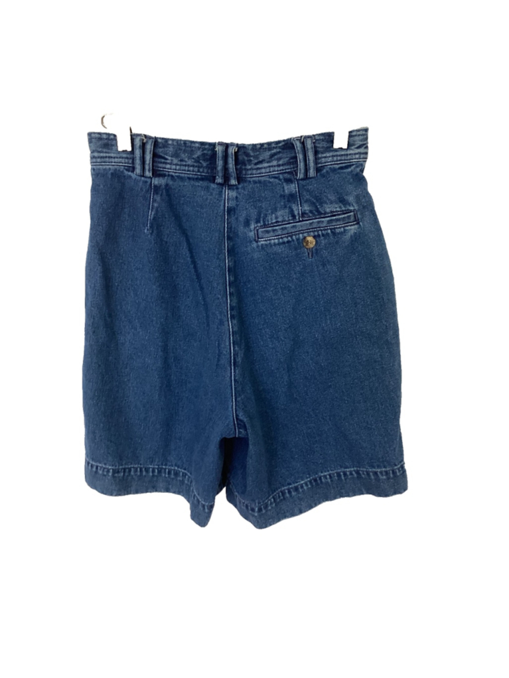 Charter Club Vintage Denim Shorts High Waisted Pleated Size 6 - Picture 3 of 6